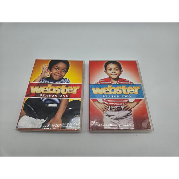 Webster Complete Seasons 1 & 2 DVD Set Family Sitcom TV Show Pre-Owned Excellent - Picture 1 of 2
